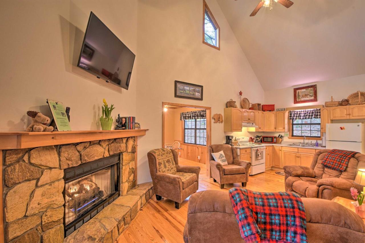 Modern Cabin With Deck In The Blue Ridge Mountains! Блэрсвилл Экстерьер фото