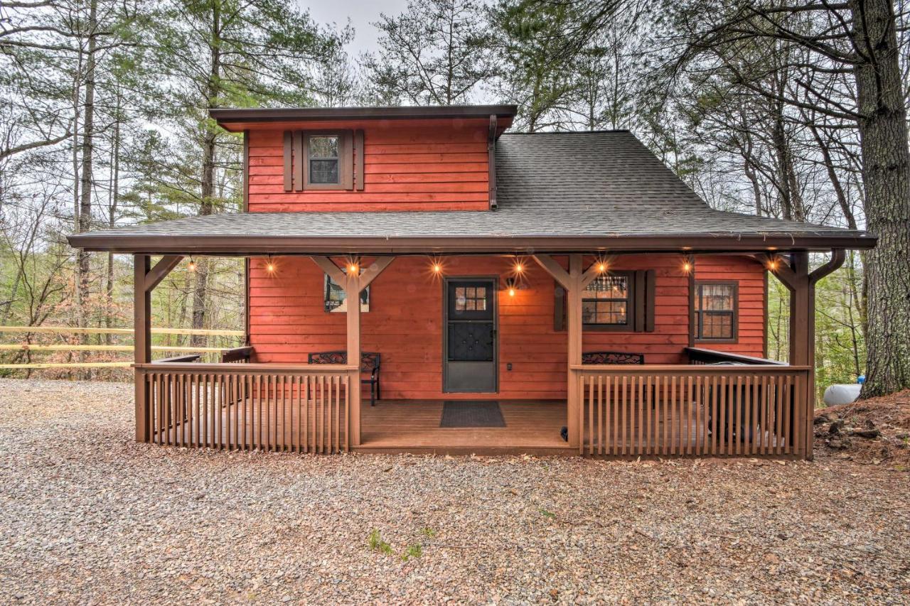 Modern Cabin With Deck In The Blue Ridge Mountains! Блэрсвилл Экстерьер фото