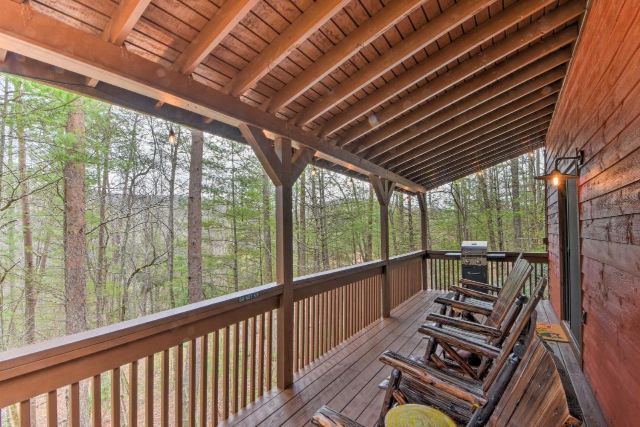 Modern Cabin With Deck In The Blue Ridge Mountains! Блэрсвилл Экстерьер фото