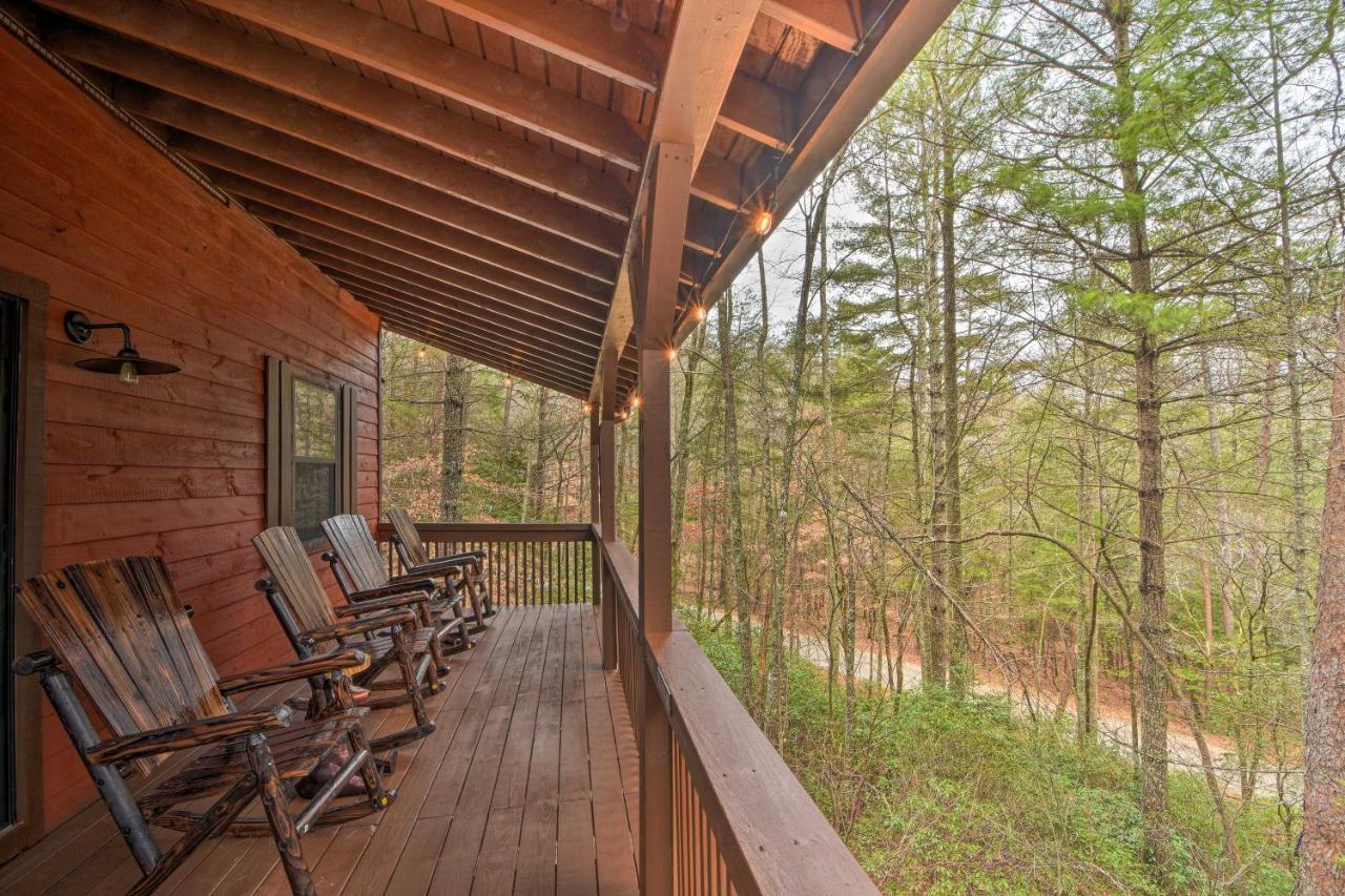 Modern Cabin With Deck In The Blue Ridge Mountains! Блэрсвилл Экстерьер фото